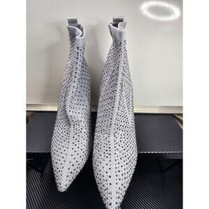 Women’s Rhinestone Booties Loaded With Sparkle By Id Required Size 8 M Zaira